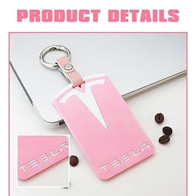 ALBECHE Key Holder For Tesla Model 3 & Model Y, Silicone Key Chain  Protector Cover Accessories (Pink and White) - Yahoo Shopping