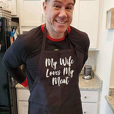 Kiss The Cook Apron, Personalized Custom Mens Funny Apron For Men, Chef  Gifts Him, Fathers Day, Gift Griller, Bbq - Yahoo Shopping