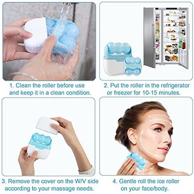 LATME Ice Roller for Face Eyes,Womens Gifts,Face Massager Roller