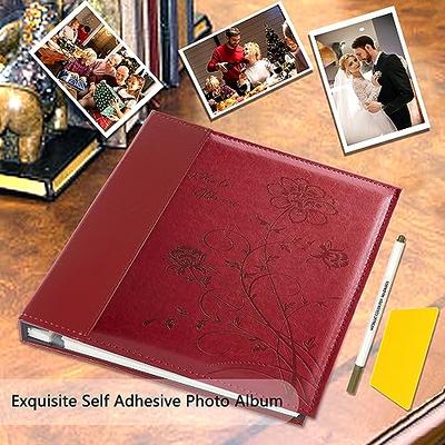 Self-adhesive Photo Album With Magnetic Pages For 3x5, 4x6, 5x7