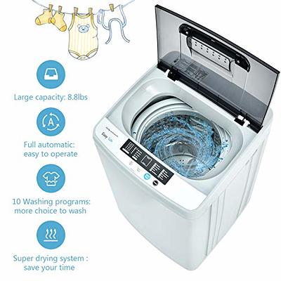 2in1 17.8lbs Portable Washing Machine Laundry Full Automatic Washer Spin  Dryer/#