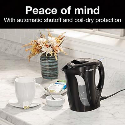 ZWILLING Enfinigy Cool Touch 1-Liter Electric Kettle, Cordless Tea Kettle &  Hot Water - Black