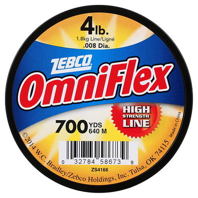 Zebco Omniflex Monofilament Fishing Line, 4-Pound Tested - Yahoo Shopping