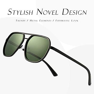 1pc Unisex Retro Pilot Frame Sunglasses, Fashionable Eyewear For Driving,  Decorating, Traveling, Street Snap, Fishing, Sun Protection | SHEIN USA