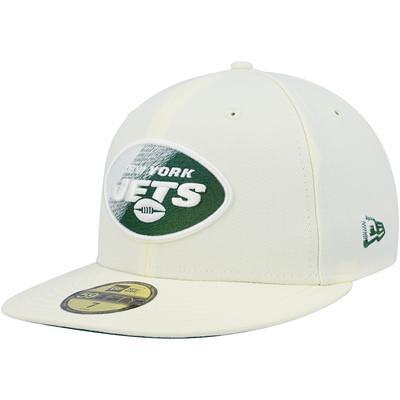 Las Vegas Raiders New Era Chrome Color Dim 59FIFTY Fitted Hat - Cream