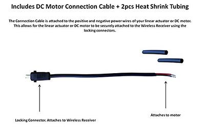 Linear Actuator or DC Motor Power Supply + DPDT Wireless Remote