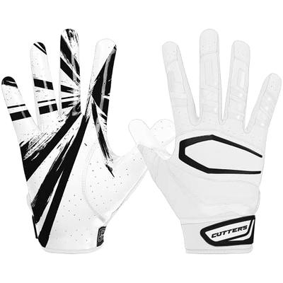 Cutters Rev Pro 5.0 Adult Receiver Gloves, White / XL