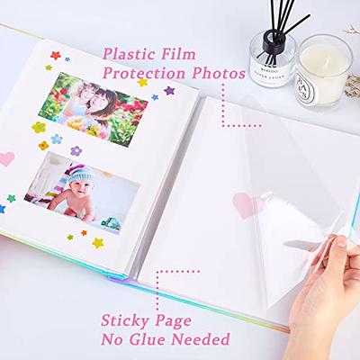 Popotop Large Photo Album Self Adhesive 4x6 5x7 8x10 Scrapbook Album DIY 40  Pages Picture Book,Gifts for Mom,Family Baby and Wedding,with Metal Pen and  Plastic Board - Yahoo Shopping