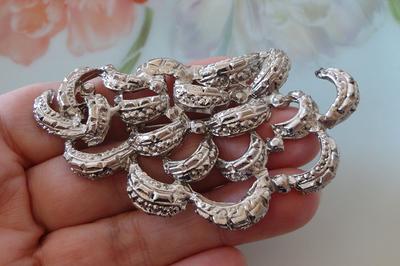 Silver Plated Brooch Pin
