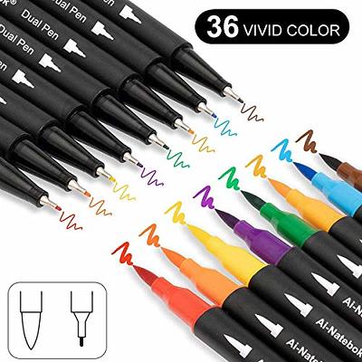  iBayam Dual Tip Art Brush Marker Pens for Adult