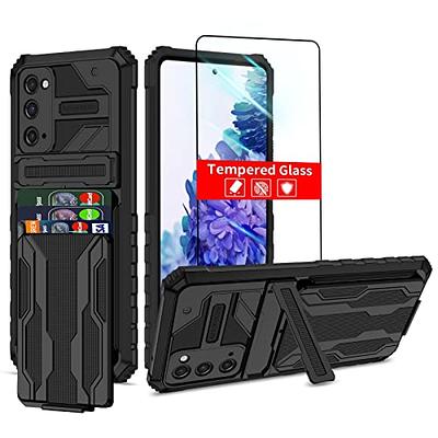 for Samsung Galaxy S21 FE 5G (NOT FIT S21 5G) Phone Case Dual Layer  Full-Body Rugged Clear Back Case Drop Resistant Shockproof Case with Built  In