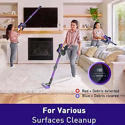 whall Cordless Vacuum Cleaner, Upgraded 25Kpa Suction 280W Brushless Motor  4 in 1 Cordless Stick Vacuum Cleaner, Lightweight Handheld Vacuum for Home  Pet Hair Carpet Hard Floor, up to 55mins Runtime - Yahoo Shopping