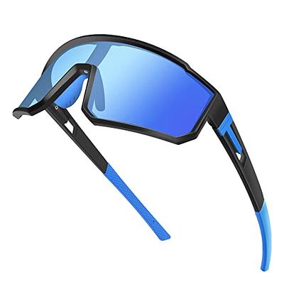 Sunglasses Mens Polarised Sports Sun Glasses 3 Pack Wrap Around Shades For Men Women Driving Running Cycling With UV Protection