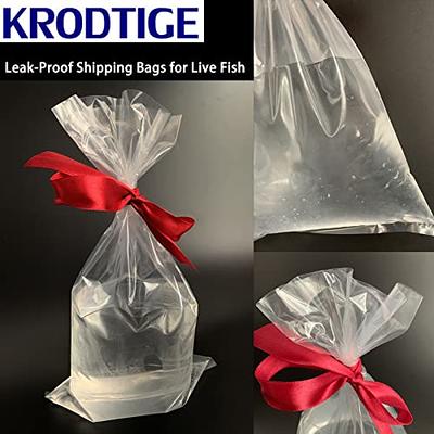 100 Pcs 6x22 Clear Plastic Fish Bags,3 Mil Thick-Leak-Proof Shipping  Bags,for Marine and Tropical Fish Transport,Bottom Seal Storing Leak-Proof  Shipping Bags for Live Fish - Yahoo Shopping