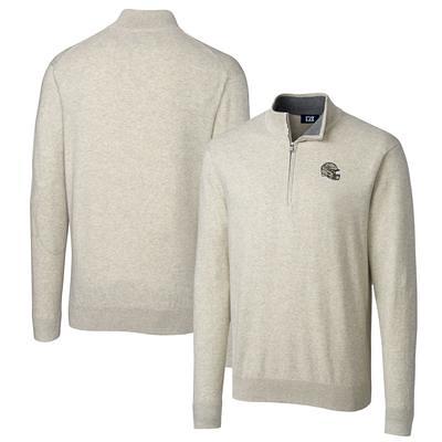 Men's Cutter & Buck Oatmeal Chicago Bears Helmet Lakemont Tri-Blend  Quarter-Zip Pullover Sweater - Yahoo Shopping