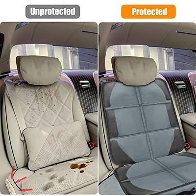 Seat Cushion Car Front Seat Cushion, Soft Warm Faux Rabbit Winter Auto Seat  Cover, Plush Vehicle Seat Protector Pad with NonSlip Backing, Car