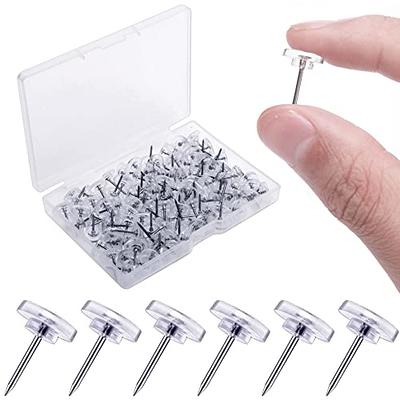 100Pcs Clear Push Pins for Cork Board, Decorative Thumb Tacks for Wall  Hangings, Transparent Diamond Push Pin for Bulletin Board, Crystal Head  Tacks for Posters, Office, Maps, Sofa, Office, Classroom - Yahoo