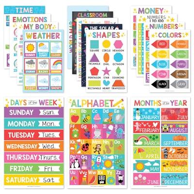 Shapes - My First Early Learning Wall Chart: For Preschool, Kindergarten,  Nursery And Homeschooling (19 Inches X 29 Inches)