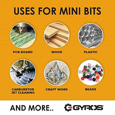 GYROS 25 PCS #69 Micro Drill Bit Set – Small Drill Bits for