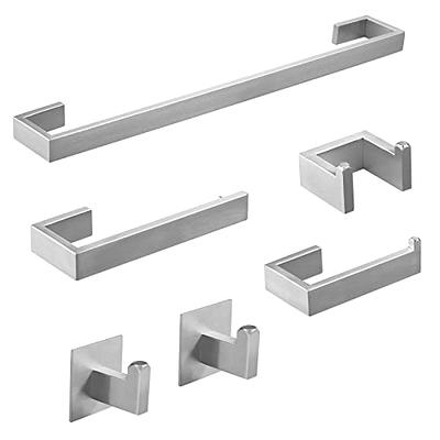 6 Pieces Brushed Nickel Bathroom Hardware Accessories Set Hand