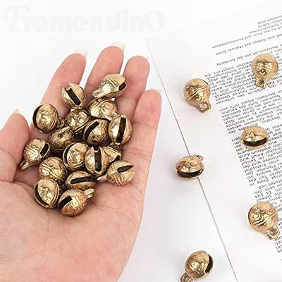 MOTZU 1000 Pieces Craft Bells, 6mm/0.24in Small/Mini Jingle Bell