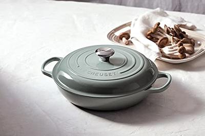 Le Creuset Enameled Cast Iron Signature Braiser, 3.5 qt, Caribbean