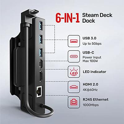 Unitek Steam Deck Dock 6 in 1 Steam Deck Docking Station with HDMI