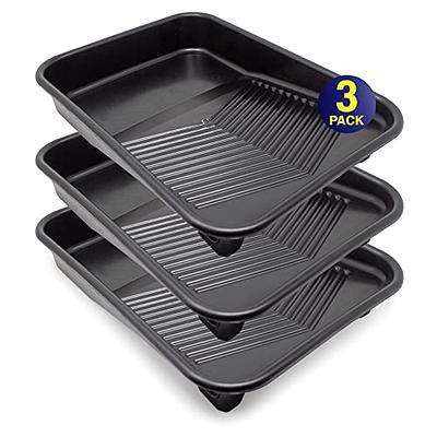 Precision Defined Paint Tray Liner 9-Inch, Paint Trays Set 2-Pack, Paint  Roller Trays Built for 9-Inch Roller Brushes, Plastic Paint Trays with S