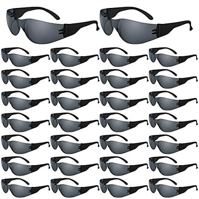 WFEANG Clear Safety Glasses 4 Pair Protective Eyewear for Men Women ANSI  Z87.1 Scratch & Impact Resistant Eye Protection for WorkLab Construction  (Black-4pack - Yahoo Shopping