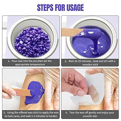 Starpil Wax Machine - Mini Wax Warmer for Hair Removal 4oz / 125g Best for  Hard Wax Beads Use for Hair Removal Adjustable Temperature Wax Pot for  Facial Hair