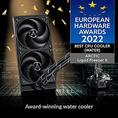 ARCTIC Liquid Freezer II 360 A-RGB - Multi-Compatible All-in-one CPU AIO  Water Cooler with A-RGB, Compatible with Intel & AMD, efficient  PWM-Controlled Pump, Fan Speed: 200-1800 RPM - Black 