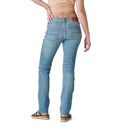 Lucky Brand womens Mid Rise Sweet Straight Jeans, Glass Mount, 35 US at   Women's Jeans store