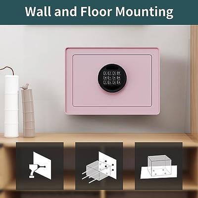 ISLANDSAFE Home Safe Box Digital Small Personal Safes caja fuerte Security  Money Closet Electronic Lock Box with Keypad for Pistol Cash Jewelry