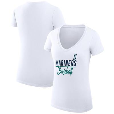 Seattle Mariners Women's Plus Size Team Scoop Neck T-Shirt - Heather Gray