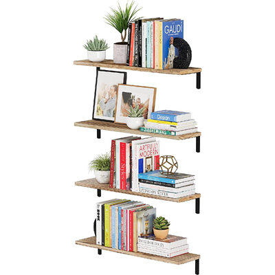 upsimples Clear Acrylic Shelves for Storage, 15 Floating Shelves Wall  Mounted for Kids Bookshelf/Display Ledge Shelves for Bedroom, Living Room