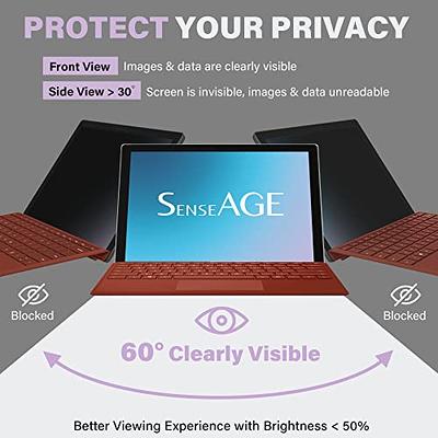 SenseAGE Magnetic Privacy Screen Filter for MacBook Pro 14, Easy On/Off  Anti-Blue Light, Anti-Glare Privacy Screen Protector, Compatiable for Apple