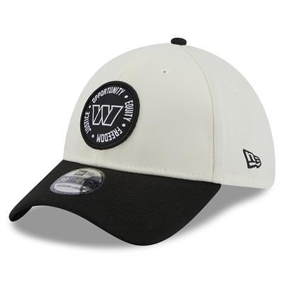 Men's New Era White Washington Football Team Polar 39THIRTY Flex Hat