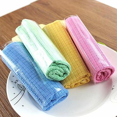 5Pcs Magic Cloth, Thickened Magic Cleaning Cloth, Microfiber Glass Cleaning  Cloths, streak free miracle cleaning cloth, Reusable Microfiber Towels for  Dusting, Windows, Cars (5PCS,11.8*11.8in) 