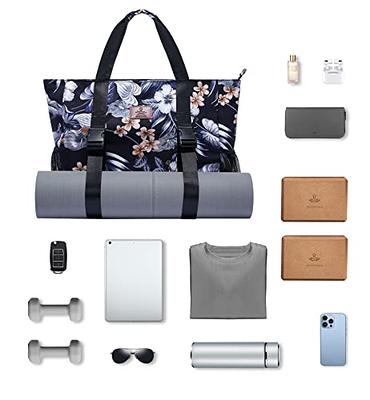 Heathyoga Yoga Mat Bag with Large Mat Carrier Pocket Gym Bag for