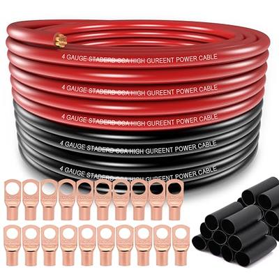 GearIT 12 Gauge Wire (100ft Each - Black/Red) Copper Clad Aluminum CCA -  Primary Automotive Power/Ground for Battery Cable, Car Audio, Trailer  Harness, Electrical - 200 Feet Total 12ga AWG Wire - Yahoo Shopping