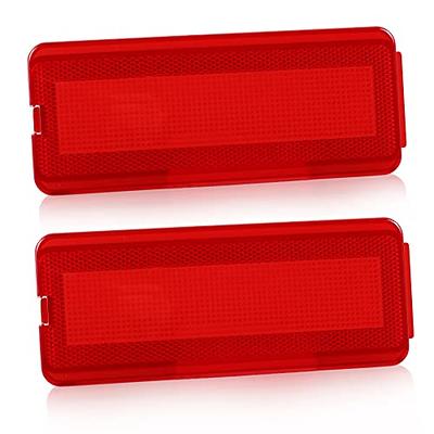 GLEEMAX Led License Plate Light Tag Lamp Assembly with Red OLED Neon Tube  Compatible with Ford F150 F250 F350 F450 F550 Super Duty Ranger Pickup Truck  Explorer Bronco Excursion Expedition