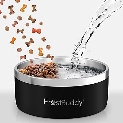 Frost Buddy  Dogbowls - Non-Slip Dog Bowl - Stainless Steel - Insulated Dog  Bowl - Non-Slip Bottom - Holds 5-12 Cups of Water or Food - Dog Bowls for  Large Dogs… (Black, 64 OZ) - Yahoo Shopping