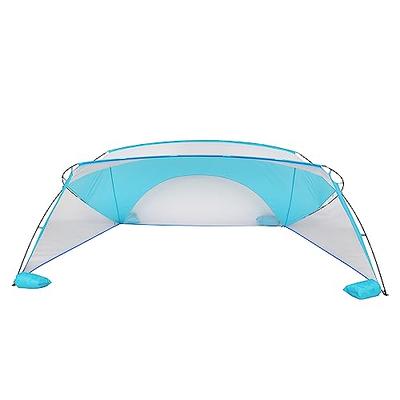 Family Beach Tent Canopy Sun Shade UPF50+, 10x10 FT Anti-Wind Sun Shelter  with 6 Sandbags, 4 Stability Poles, Blanket and Portable Travel Bag,  Outdoor Beach Shade for Camping, Fishing, Picnics - Yahoo Shopping