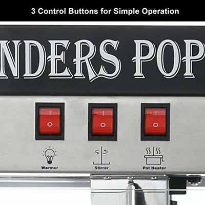 VEVOR Popcorn Popper Machine 12 Oz Countertop Popcorn Maker 1440W 80 Cups  Red - Yahoo Shopping