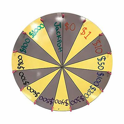 Wooden Spinner Prize Wheel, 24 Slot Prize Spinner,wheel Of Forture