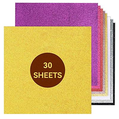 Glitter Cardstock 5 Sheets 12x12 Glitter Paper Glitter Card Stock