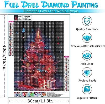 DOTSOPS Christmas Diamond Painting Kits,Art Adult Painting Kit,Winter  Diamond Art Kit for Adults Red Christmas Tree Crafts Children Beginner Home  Wall Decoration Gift 12x16 inches - Yahoo Shopping