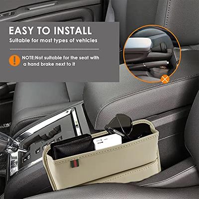 2Pieces Car Seat Gap Filler Stop Things Dropping PU Leather for Car SUV