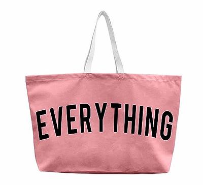 27 Large Canvas Tote Bag - Extra Big Largest Grocery Shopping Beach  Reusable Totes Bags Vacation Plain Solid 27 X 16 X 8