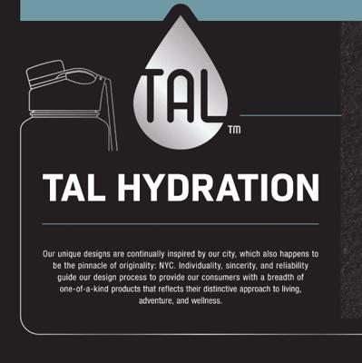 TAL Stainless Steel Ranger Water Bottle 40 fl oz, Gray